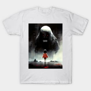 Halloween Boo: The Night the Giant Goblin with Red Eyes Said "Boo" T-Shirt